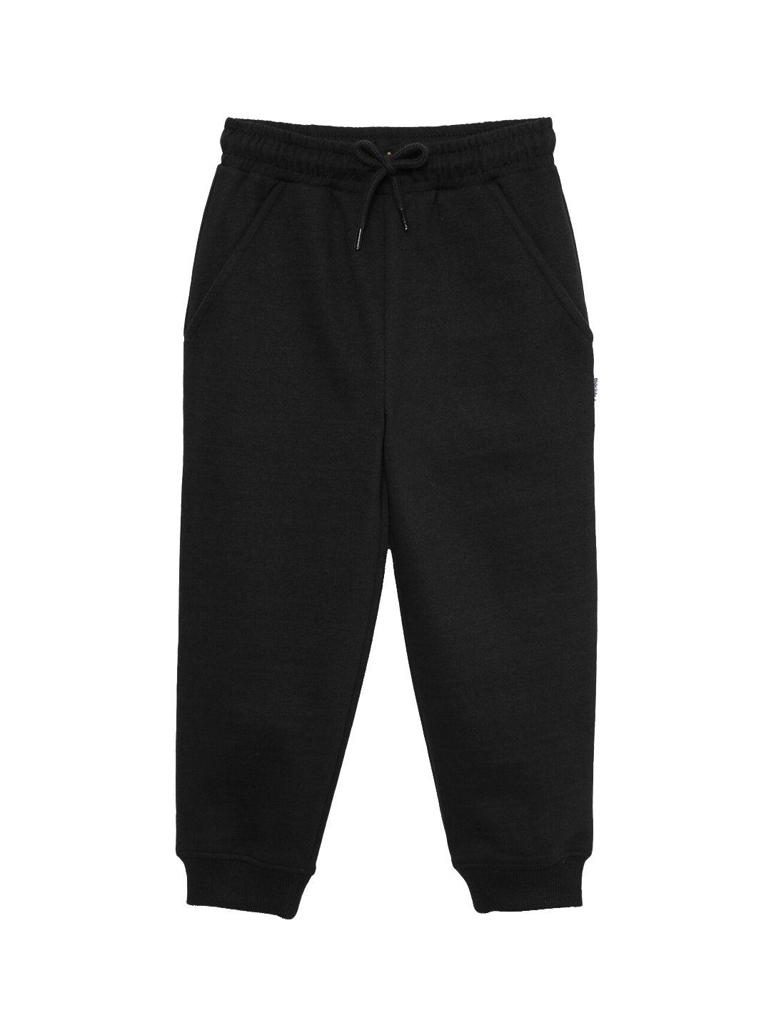 

mackly Boys Black Solid Joggers