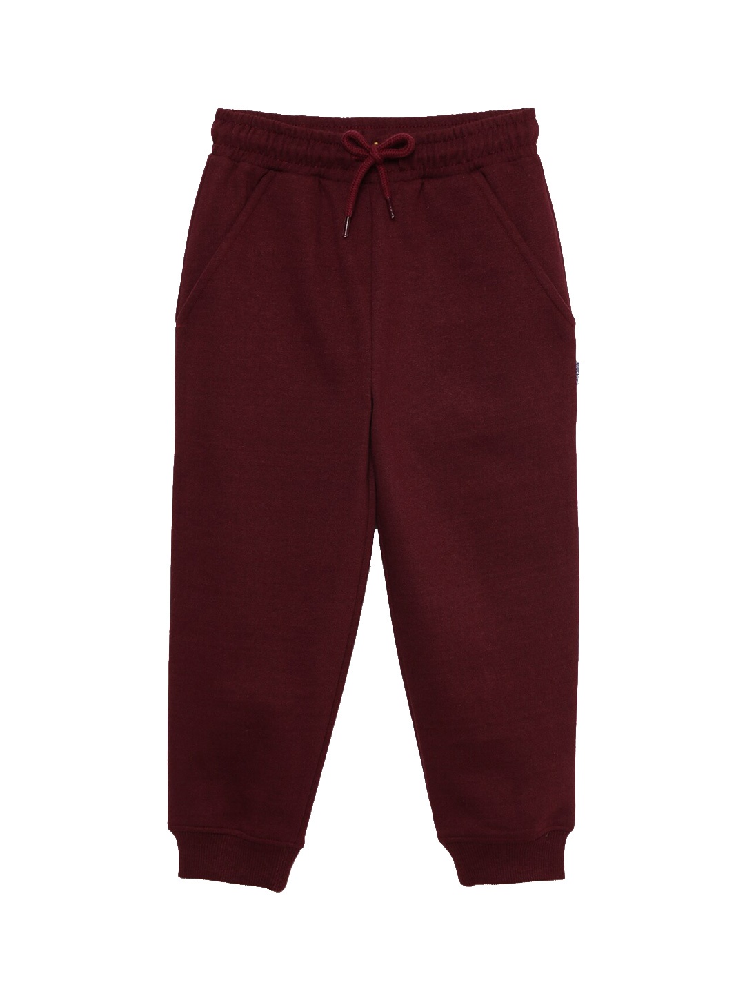 

mackly Boys Maroon Solid Joggers