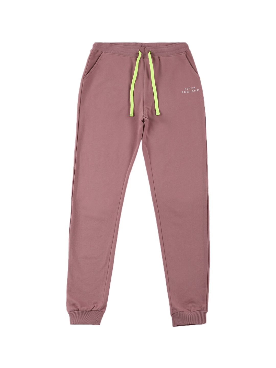 

Peter England Boys Purple Solid Jogger