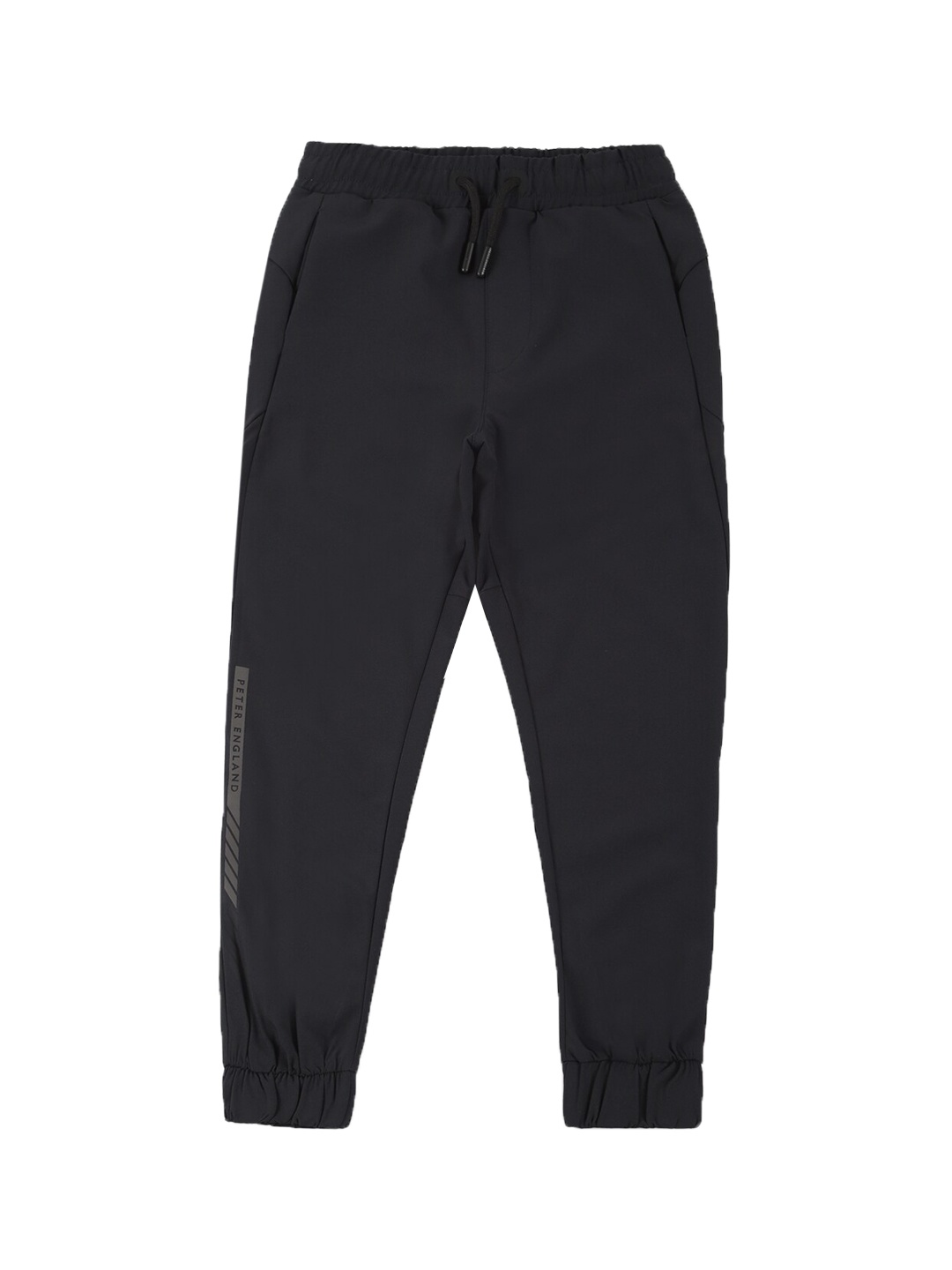 

Peter England Boys Grey Solid Jogger