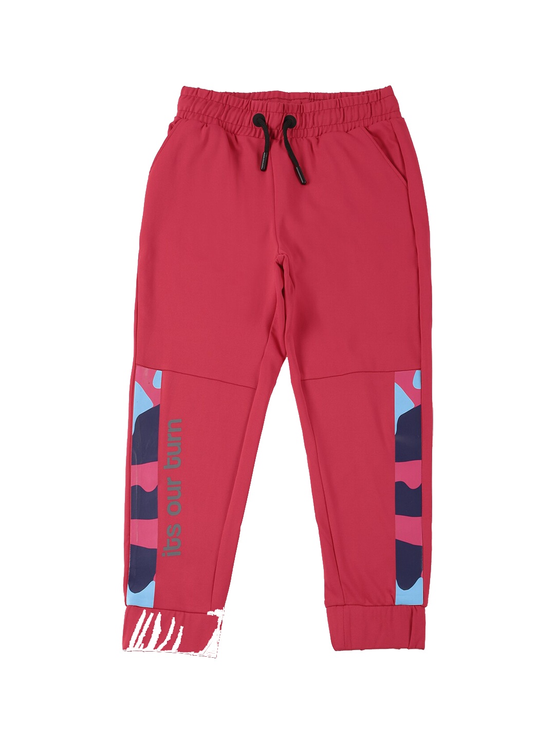 

Peter England Girls Pink Self Design Joggers