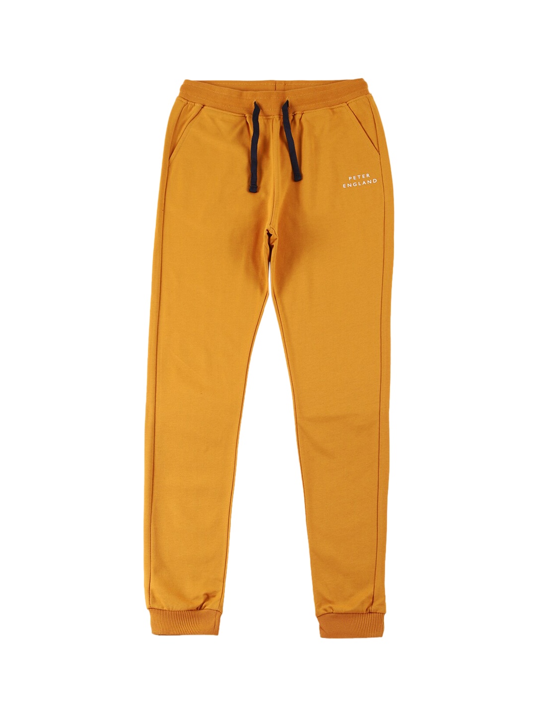

Peter England Boys Orange Solid Jogger