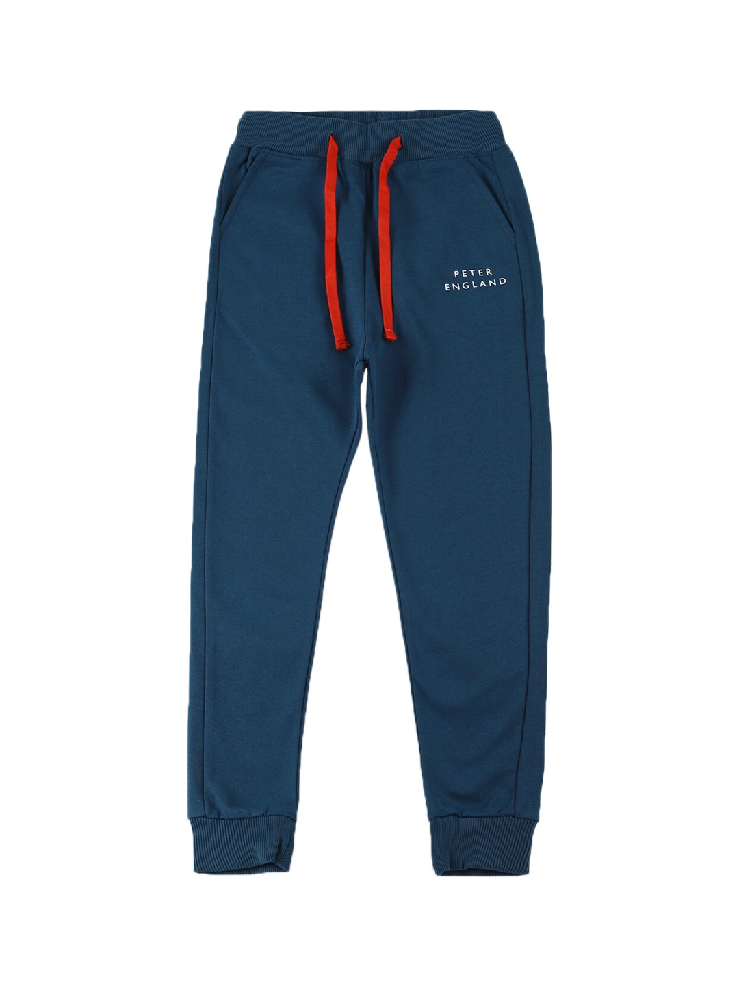 

Peter England Boys Blue Solid Jogger