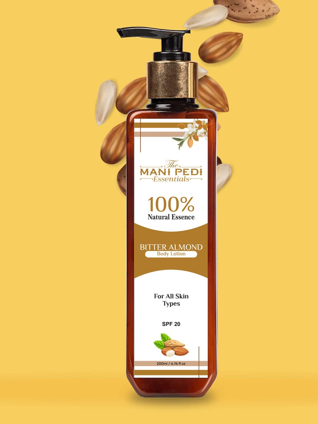 

The Mani Pedi Essentials Set Of 4 Bitter Almond Body Lotion 400ml, White