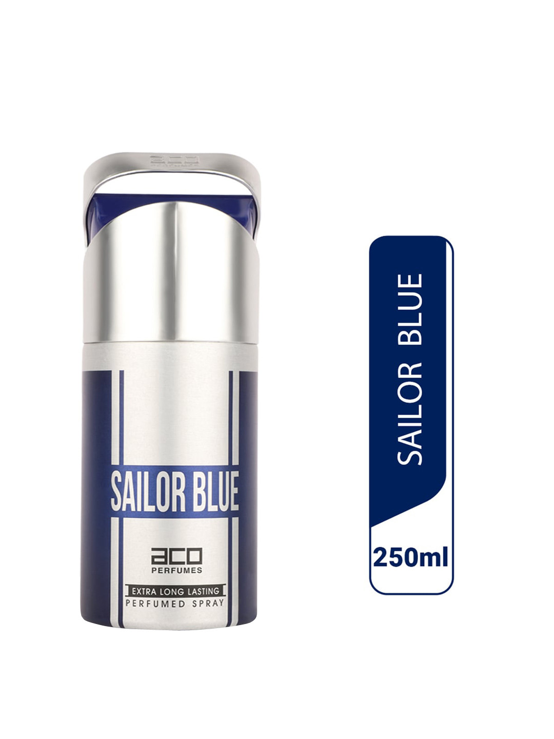 

aco PERFUMES Men Sailor Blue Premium Quality Perfume Body Spray 250 ml, Silver