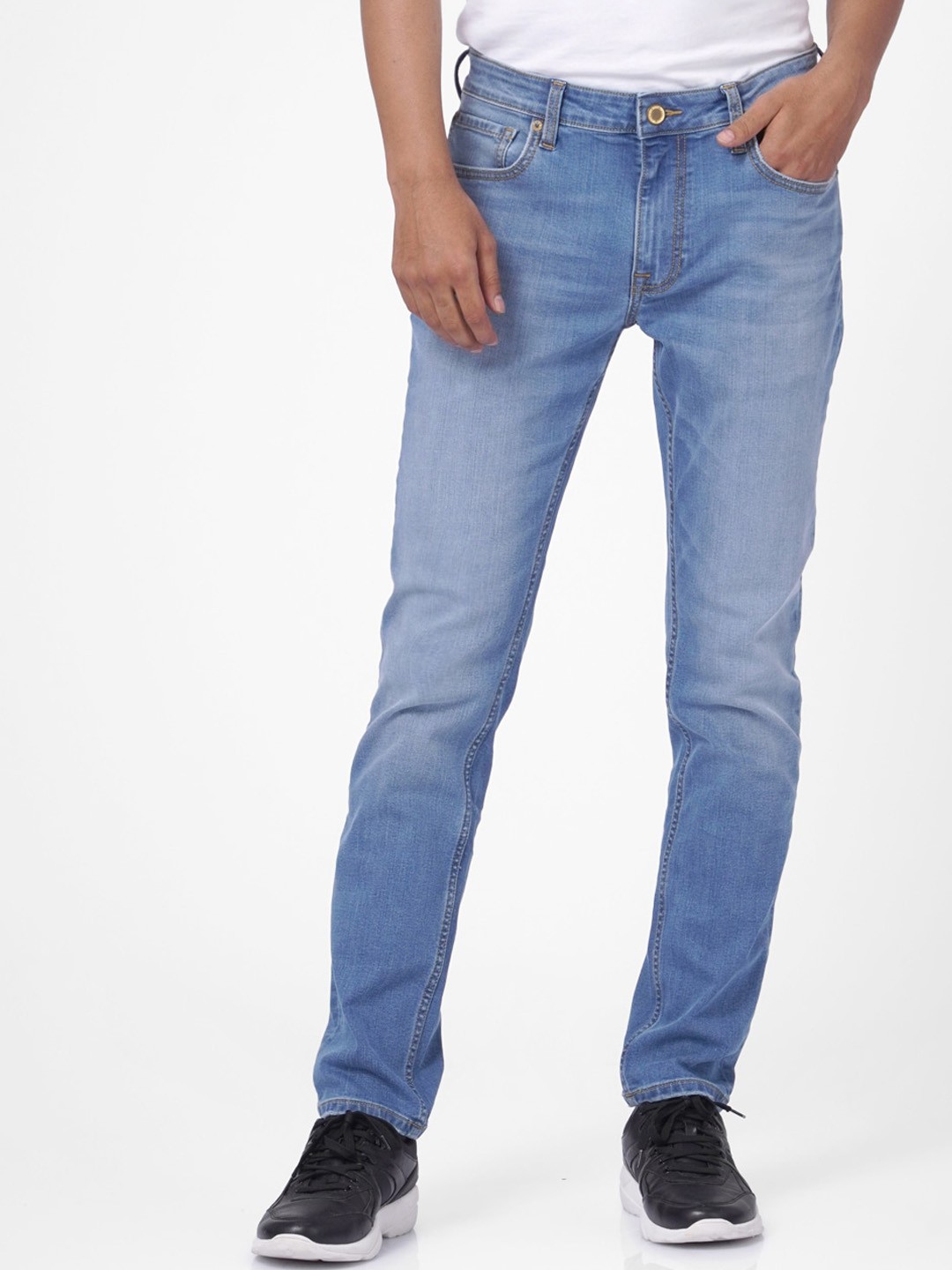 

Jack & Jones Men Blue Slim Fit Light Fade Jeans
