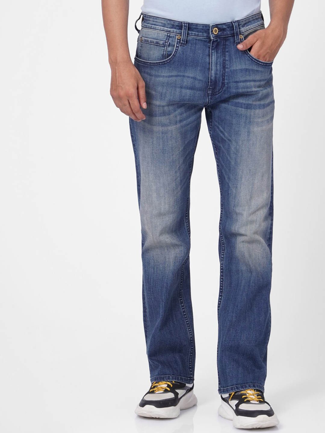 

Jack & Jones Men Blue Heavy Fade Cotton Jeans