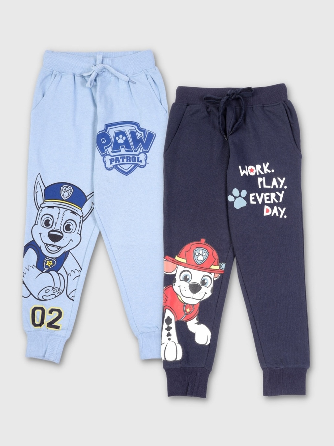 

Nap Chief Kids Pack Of 2 Paw Patrol Printed Joggers, Navy blue