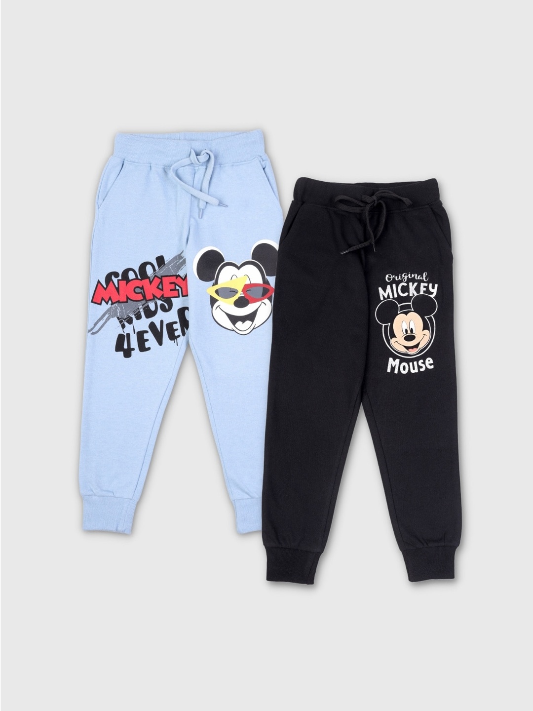 

Nap Chief Kids Pack Of 2 Mickey Mouse Printed Relaxed-Fit Joggers, Blue