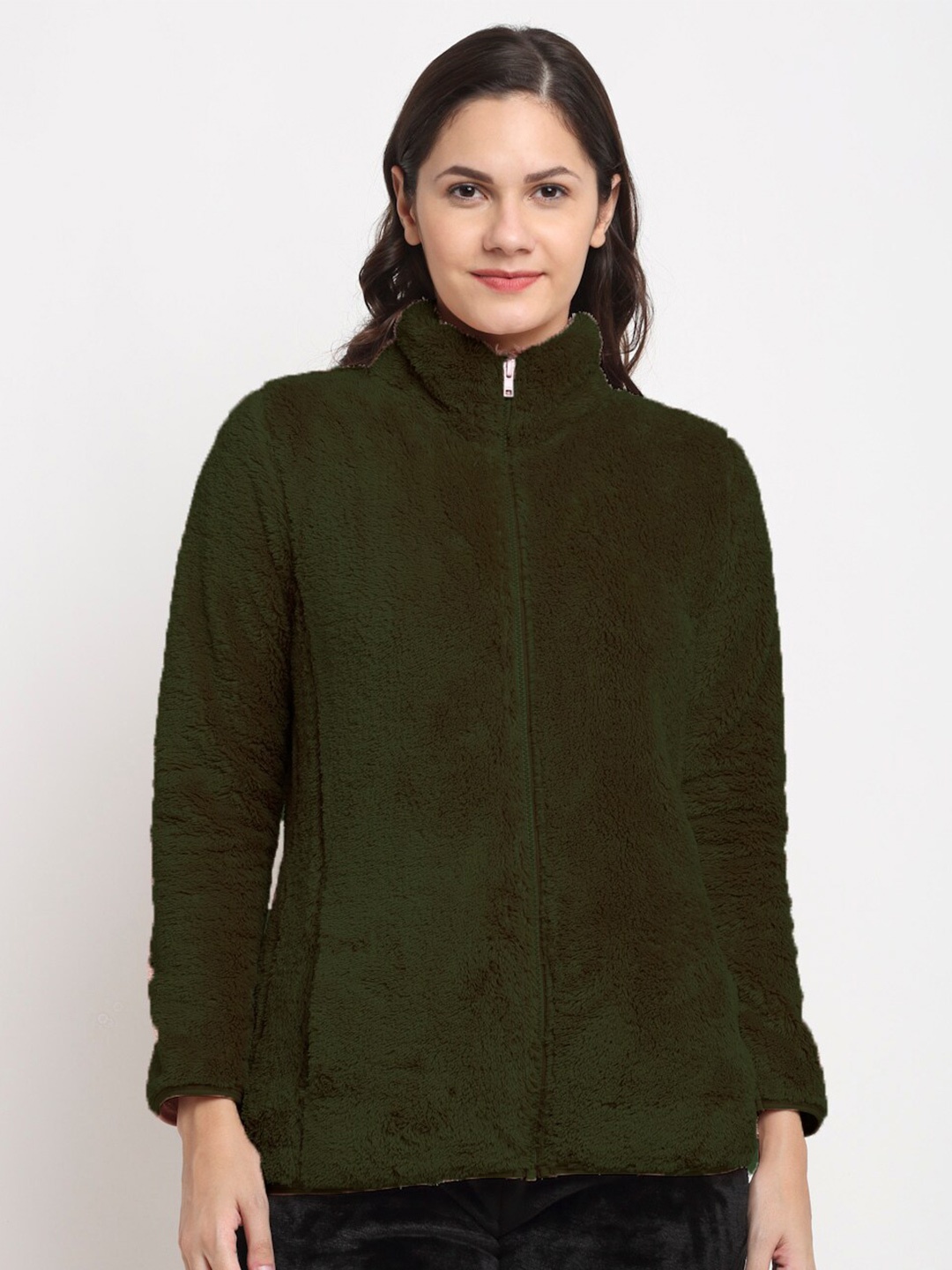 

Kanvin High Neck Sweatshirt, Green