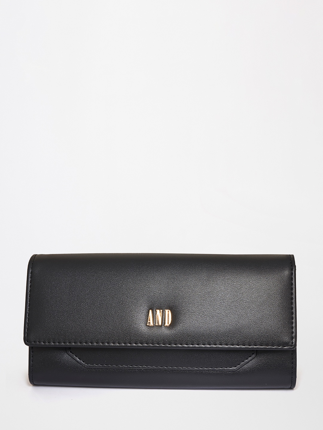 

AND Black Envelope Clutch