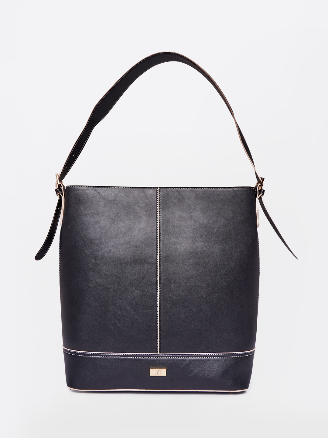 

AND Black PU Shopper Handheld Bag