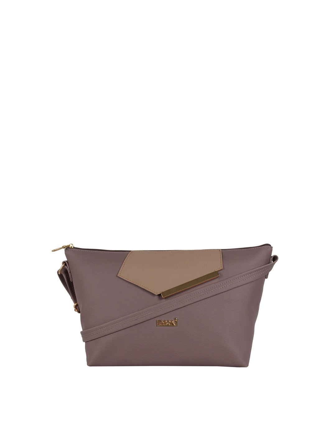 

ENOKI Women Purple Structured Sling Bag
