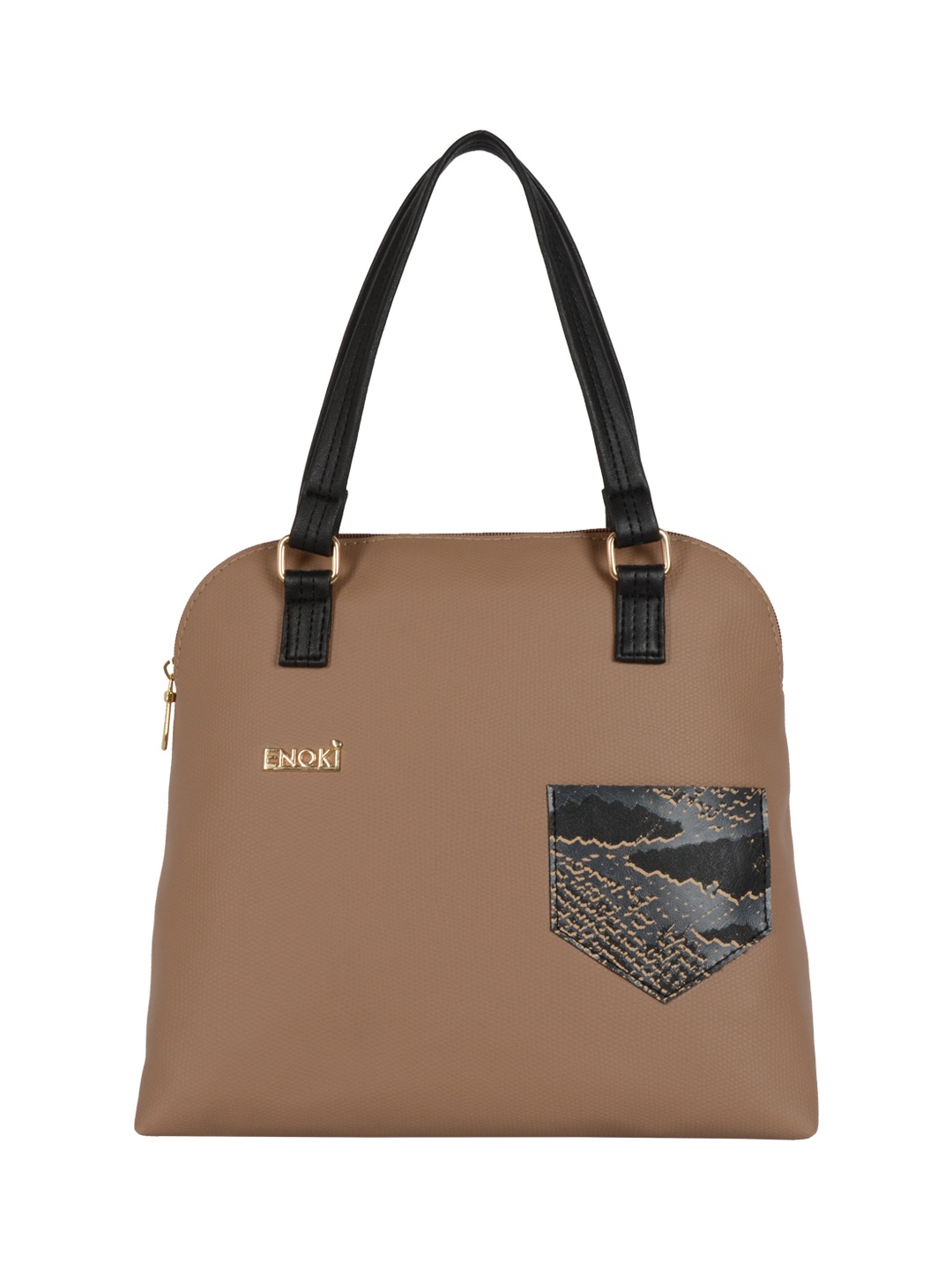 

ENOKI Women Beige Structured Shoulder Bag