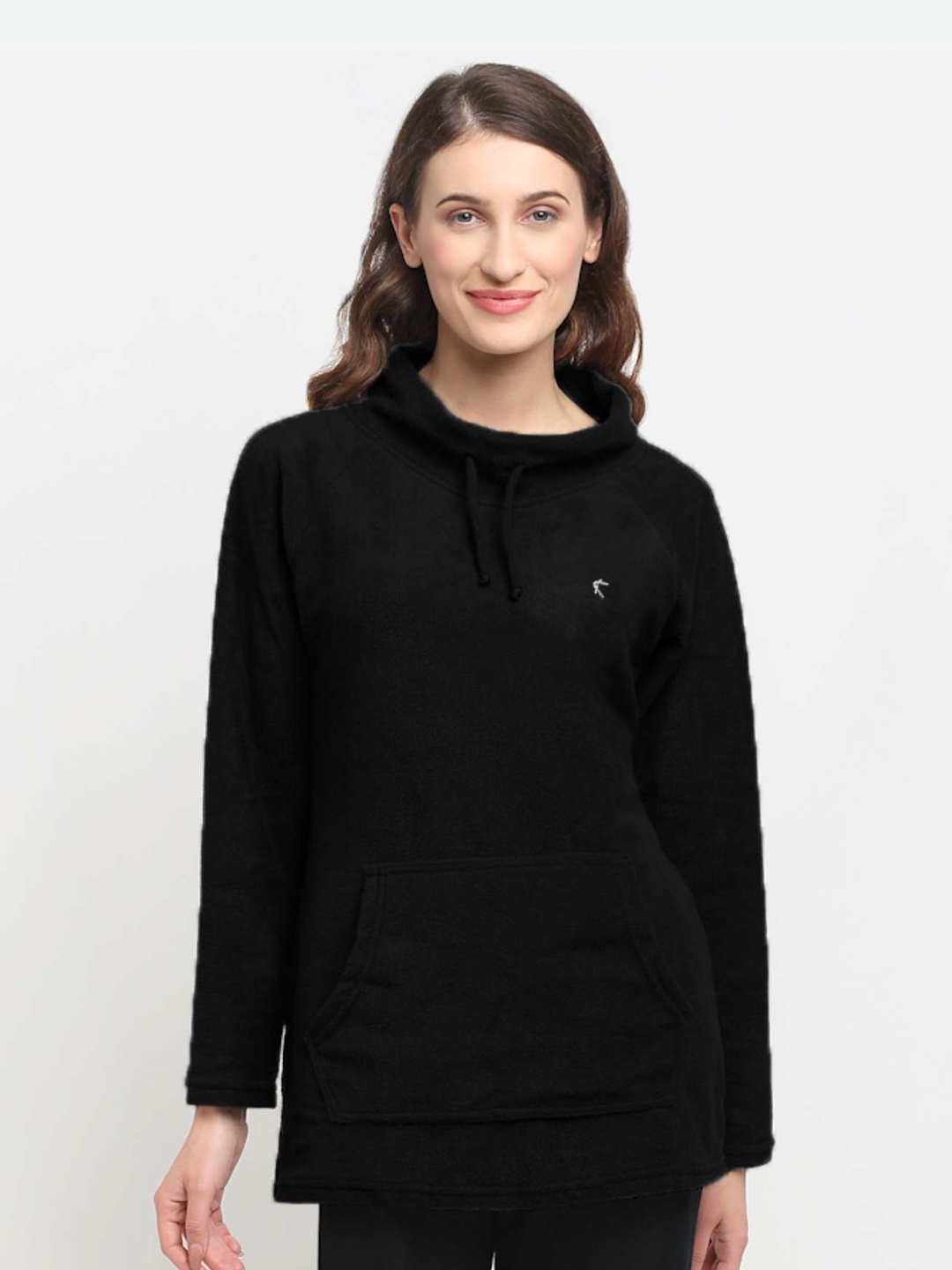 

Kanvin Hooded Pullover Sweatshirt, Black