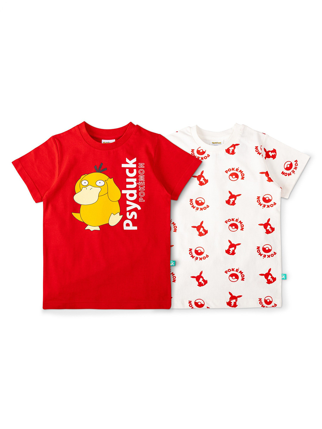 

JusCubs Boys Pack of 2 Pokemon Printed Cotton T-shirt, Red