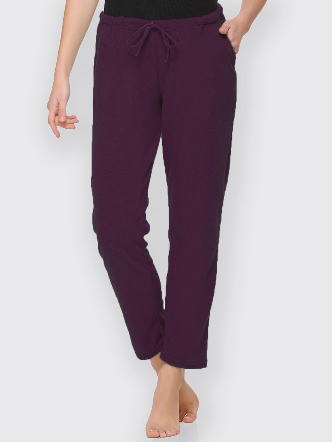 

Kanvin Women Purple Solid Lounge Pants