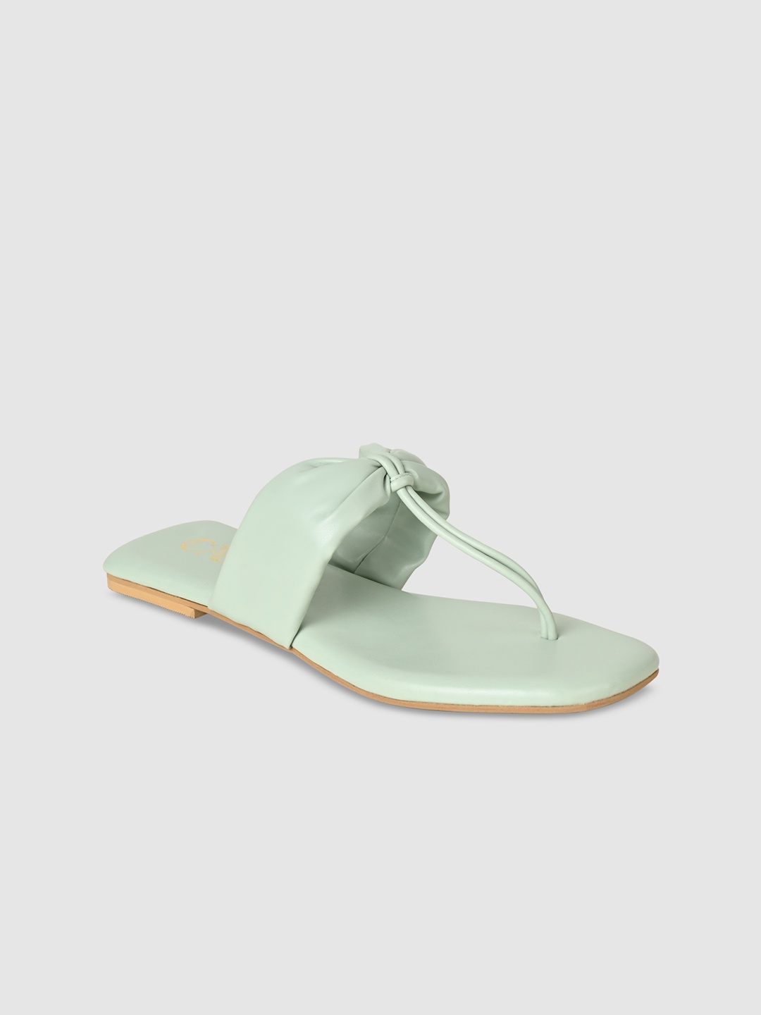 

CAI Women T-Strap Flats, Green