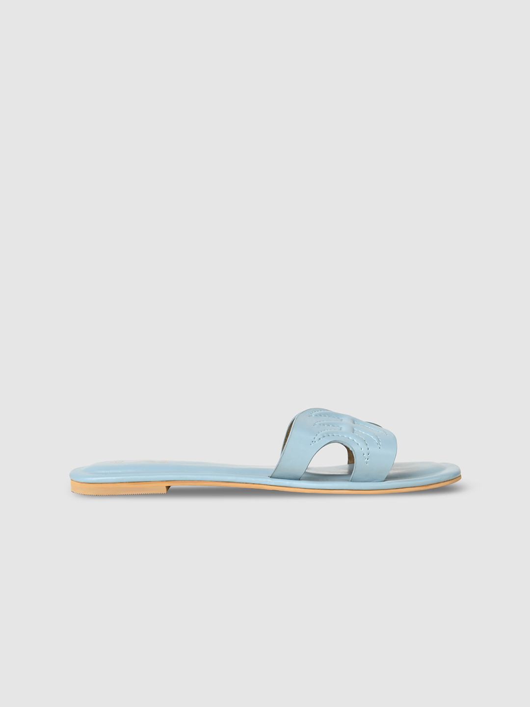 

CAI Women Blue Open Toe Flats