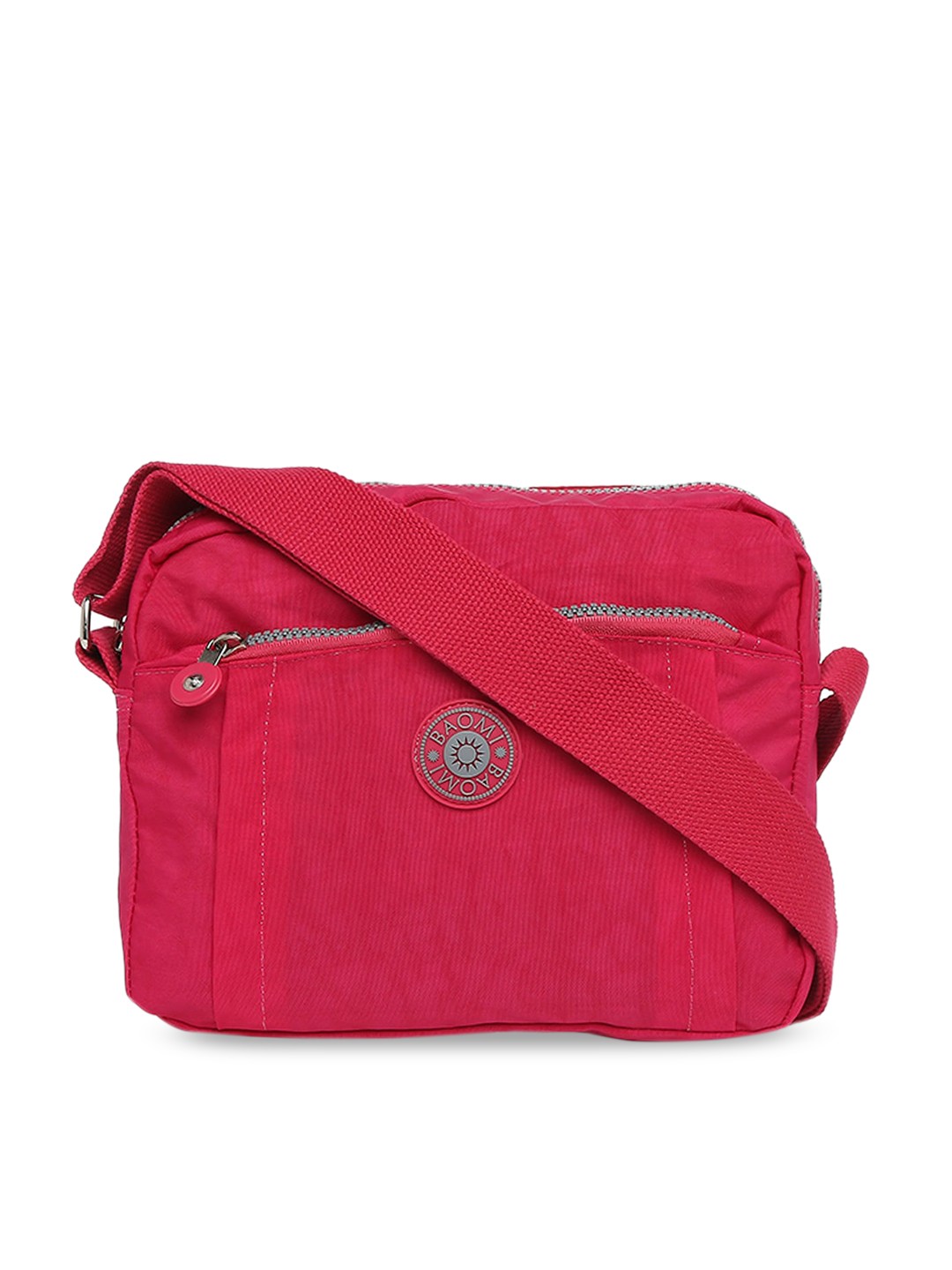 

BAOMI Pink Bucket Sling Bag