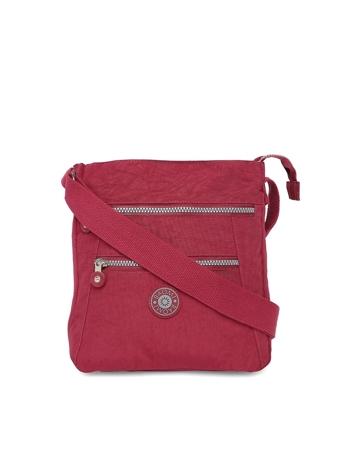 

BAOMI Red Structured Handheld Bag