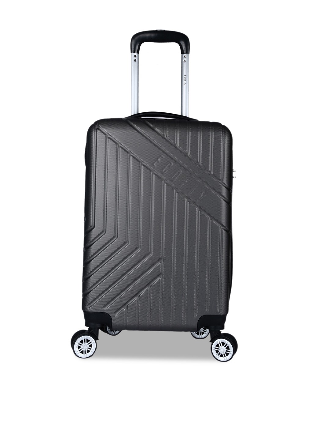 

fly Grey Self-design Hard-Sided Cabin Trolley Suitcase