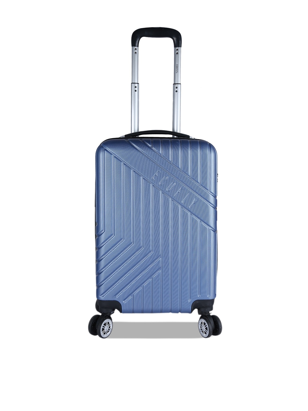 

fly Blue Textured Trolley Suitcase