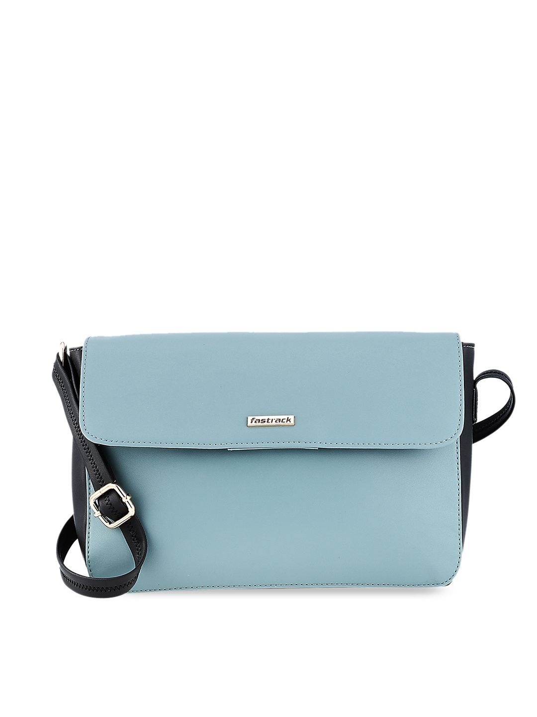 

Fastrack Blue PU Structured Sling Bag