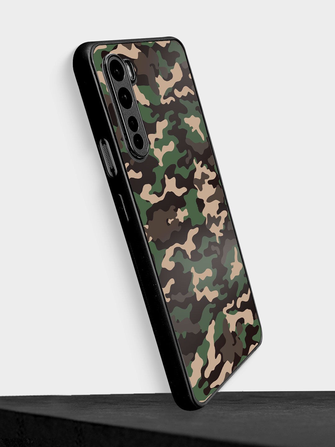 

macmerise Green & Brown Camo Hunter Design OnePlus Nord Bumper Phone Back Case