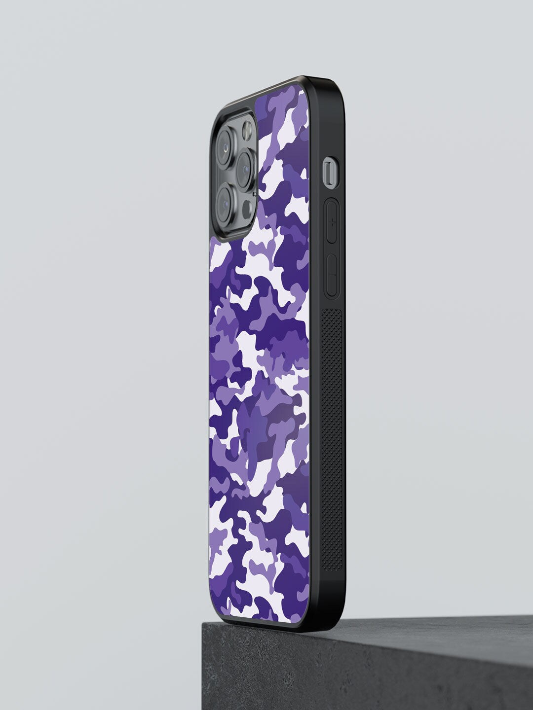 

macmerise Blue & White Camo Persian Design iPhone 13 Pro Bumper Phone Back Case