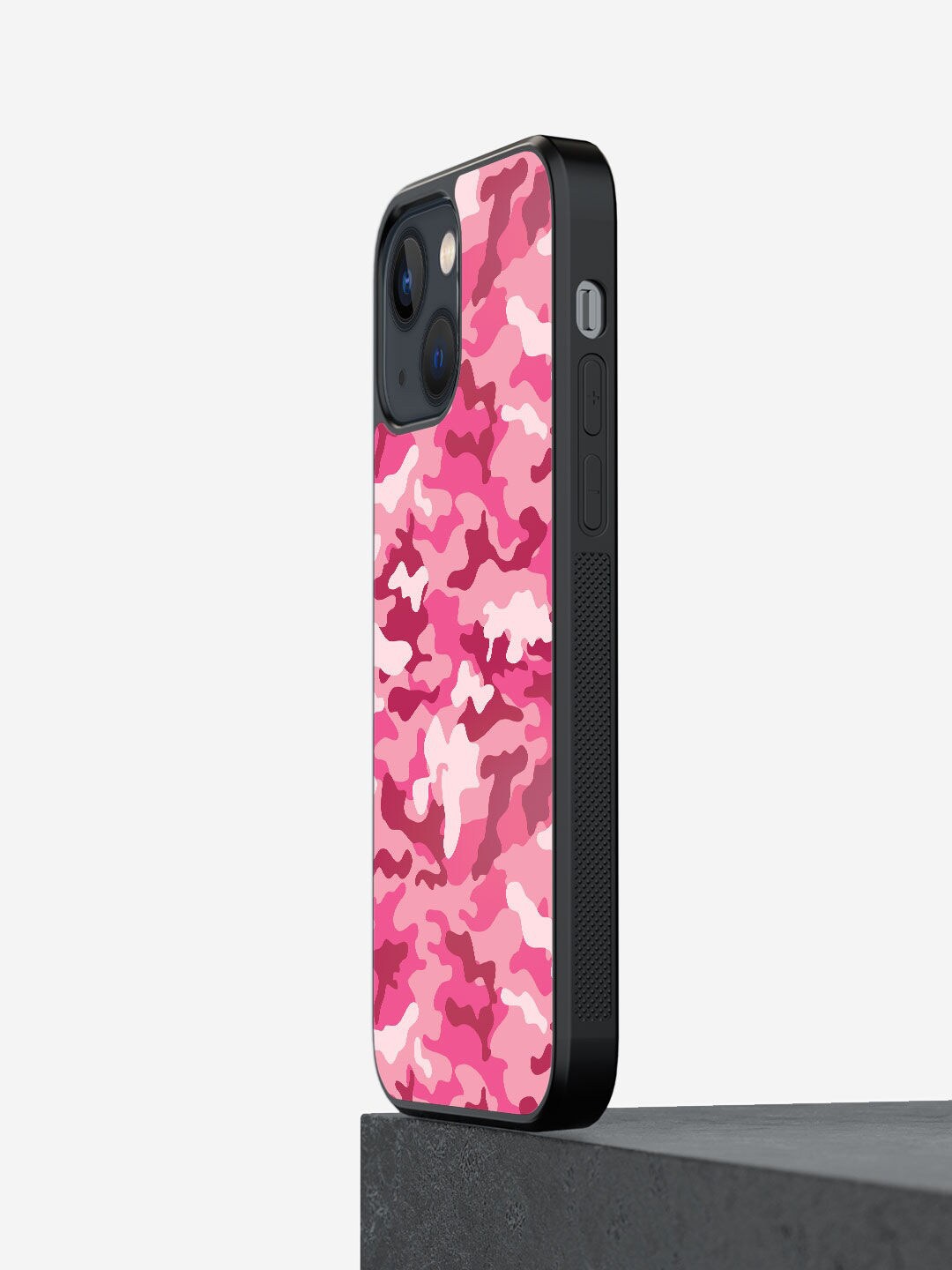 

macmerise Pink & White Printed Jim Beam Rock On Design iPhone 14 Clear Phone Back Case