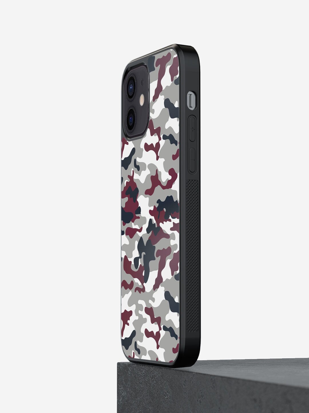 

macmerise White & Brown Camo Special Forces Design iPhone 12 Bumper Phone Back Case
