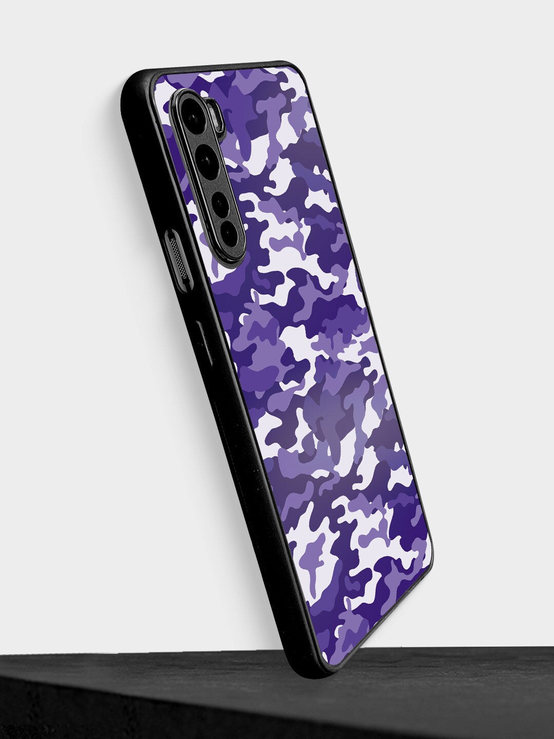 

macmerise Blue & White Camo Persian Design OnePlus Nord Bumper Phone Back Case