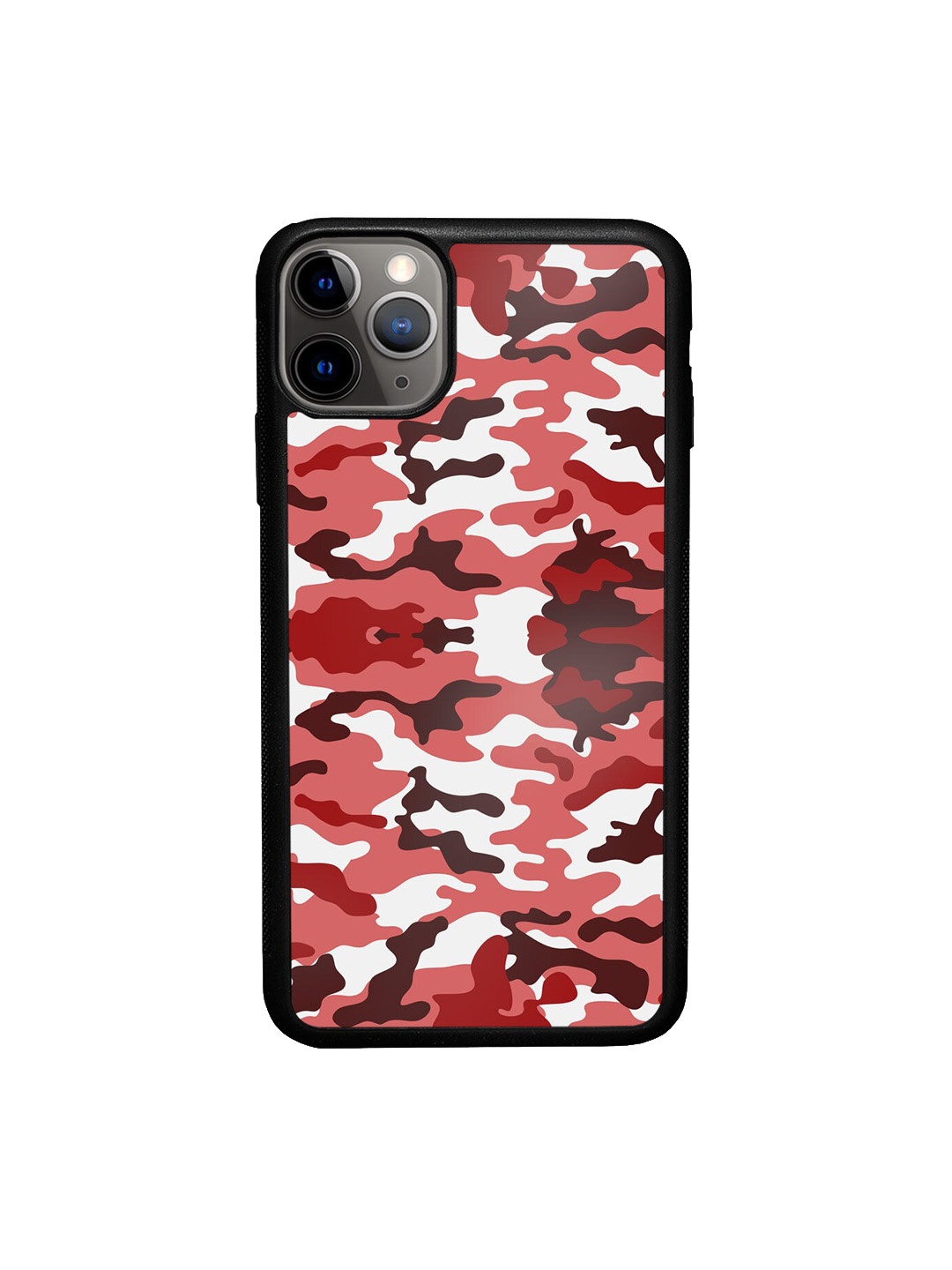 

macmerise White & Red Printed Camo Indian iPhone 11 Pro Phone Back Case