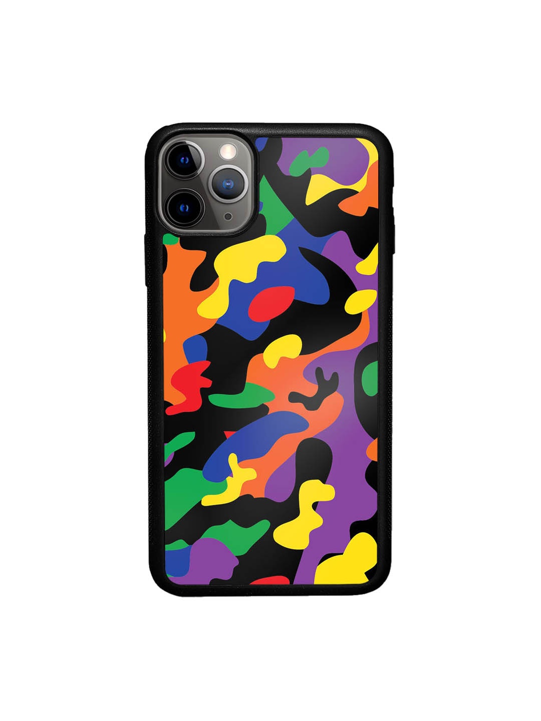 

macmerise Blue & Black Printed Camo Pride Design iPhone 11 Pro Bumper Phone Back Case