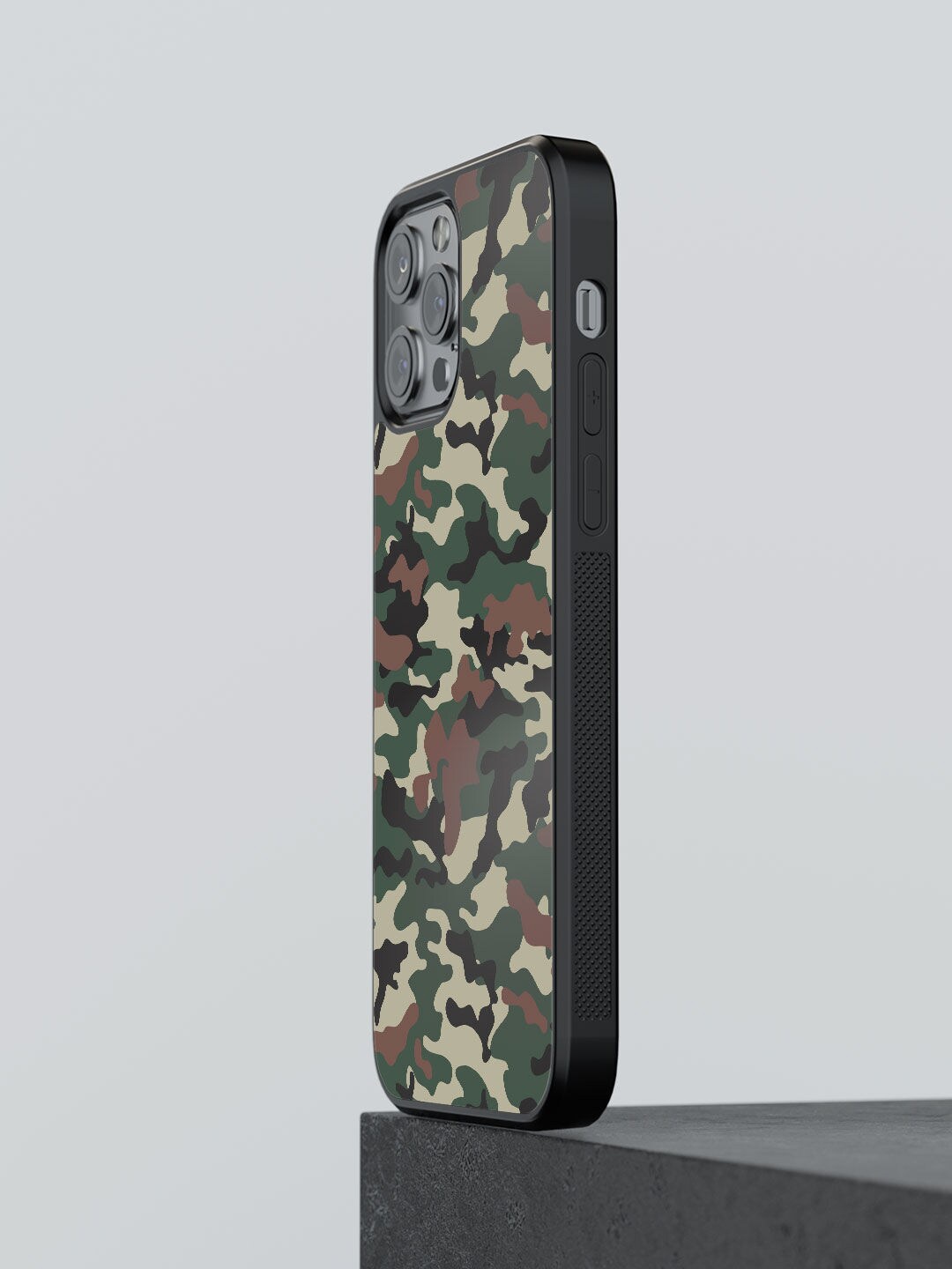 

macmerise Green & Brown Camo Rifle Design iPhone 12 Pro Bumper Back Case