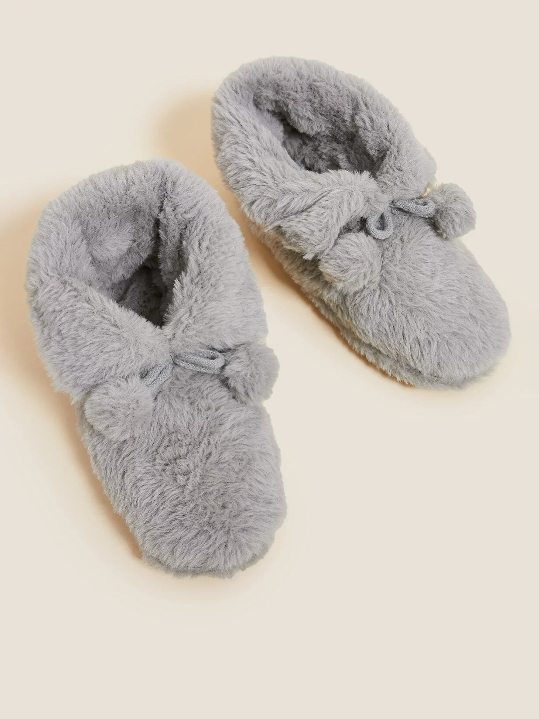 

Marks & Spencer Women Grey Furry Booties