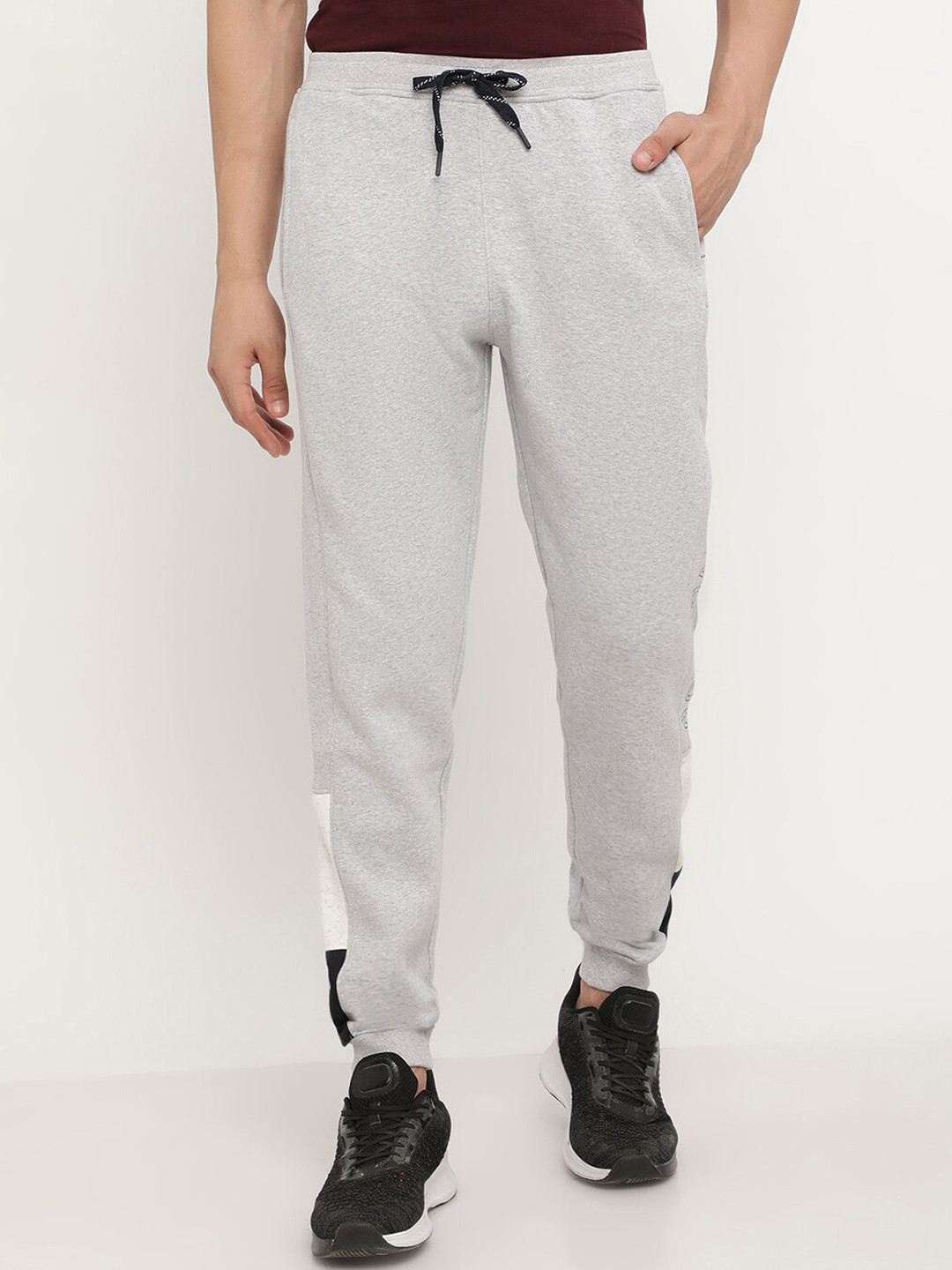 

Octave Men Grey Solid Track Pants