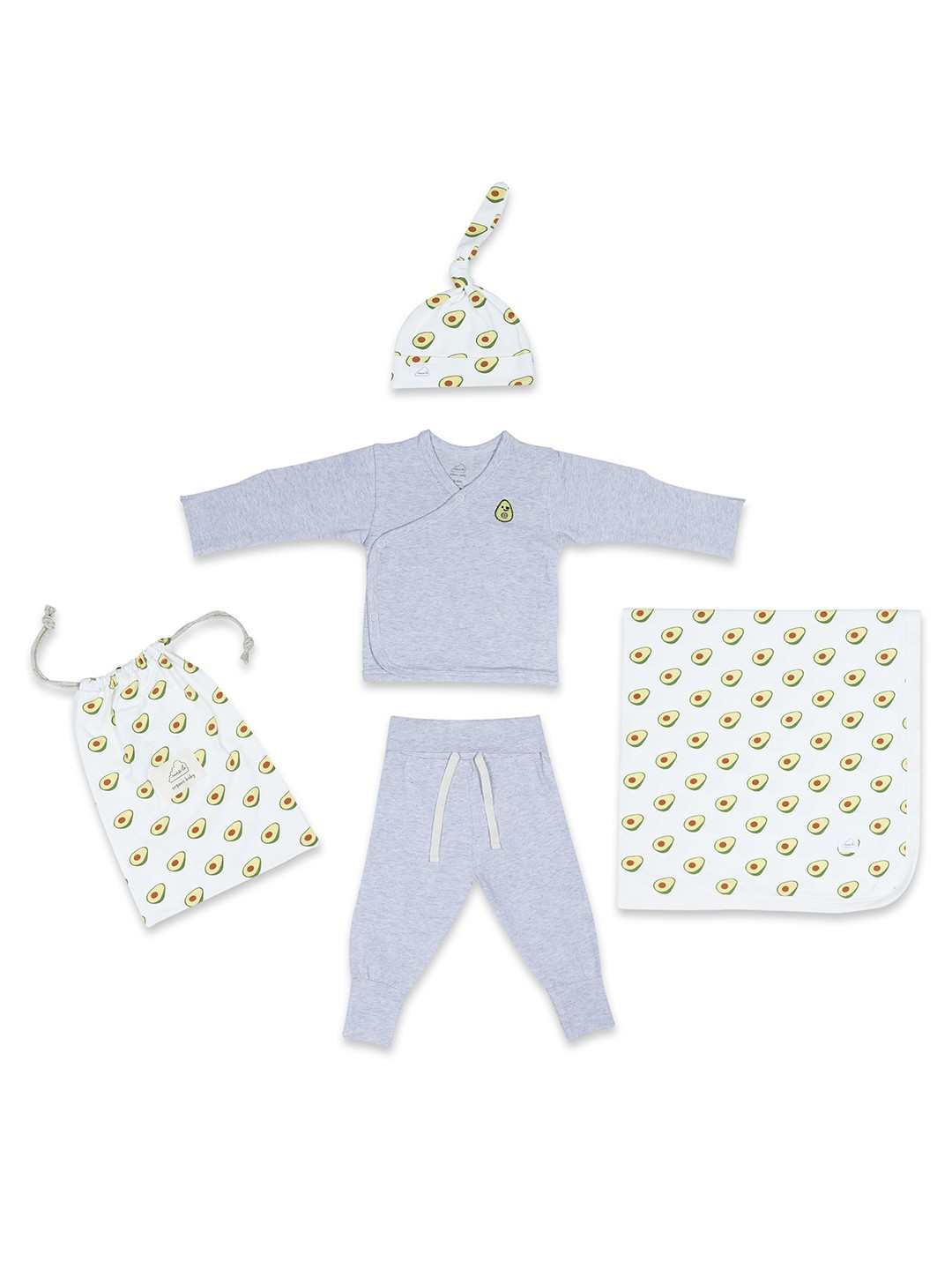 

Masilo Kids Grey & White Cotton Clothing Set