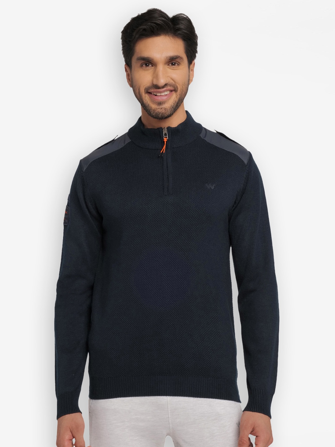 

Wildcraft Men Blue Pullover