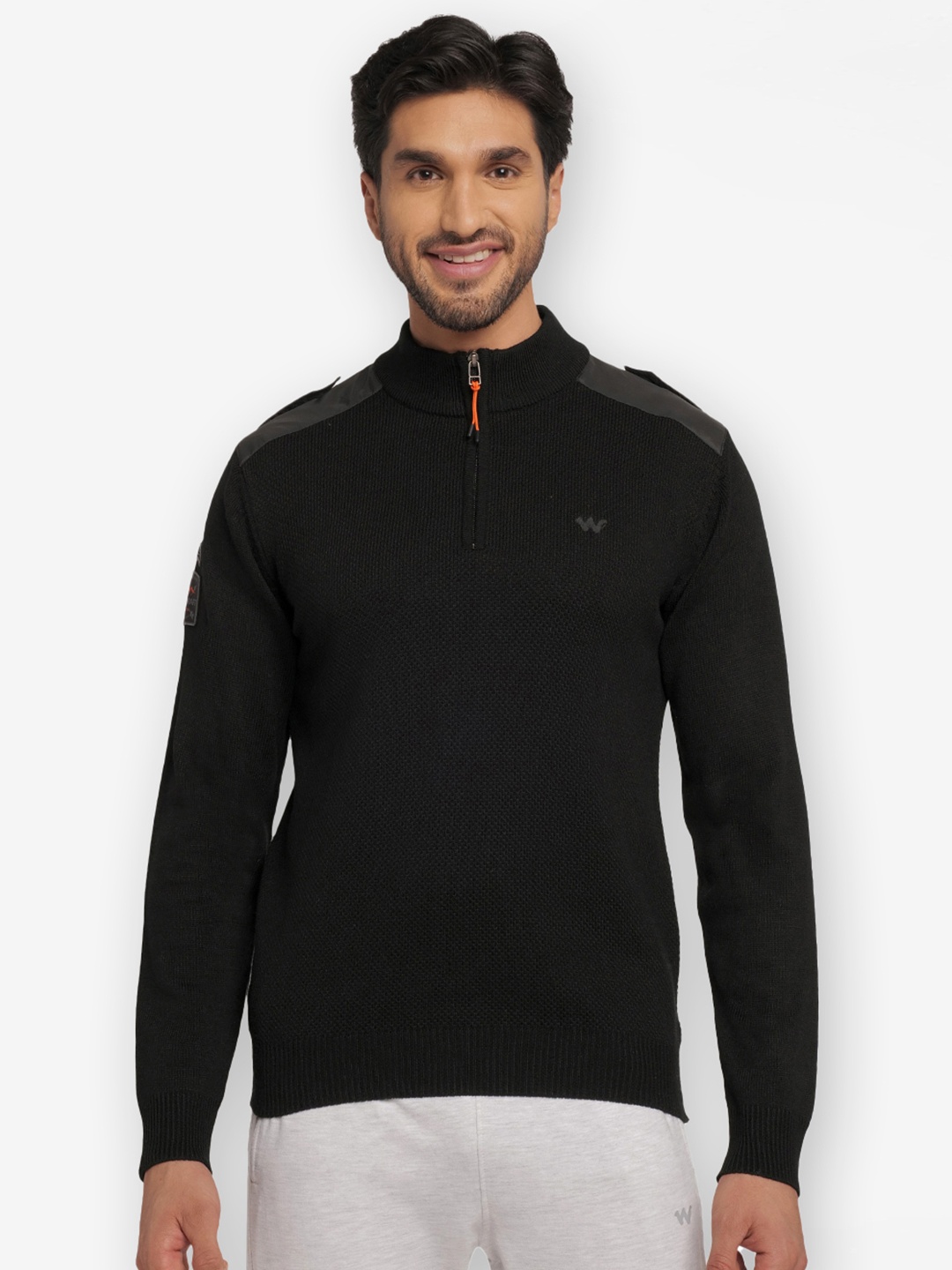 

Wildcraft Men Black Pullover