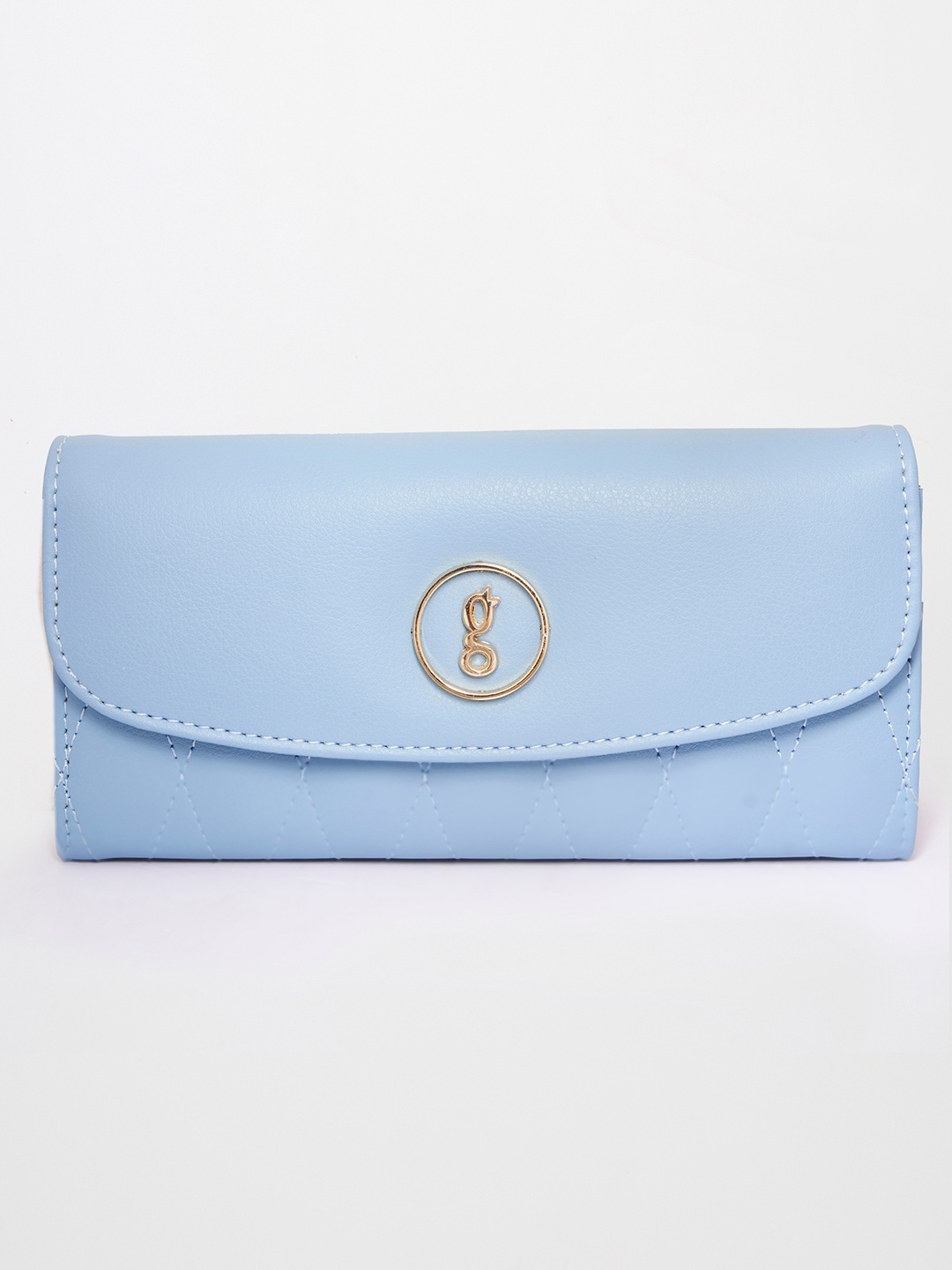 

Global Desi Blue PU Structured Handheld Bag