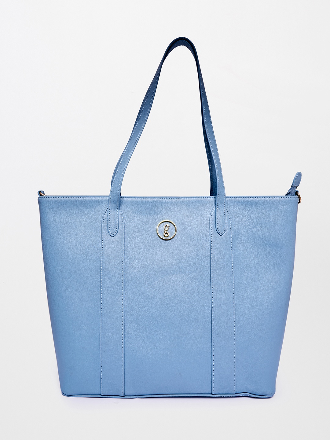 

Global Desi Blue PU Shopper Shoulder Bag