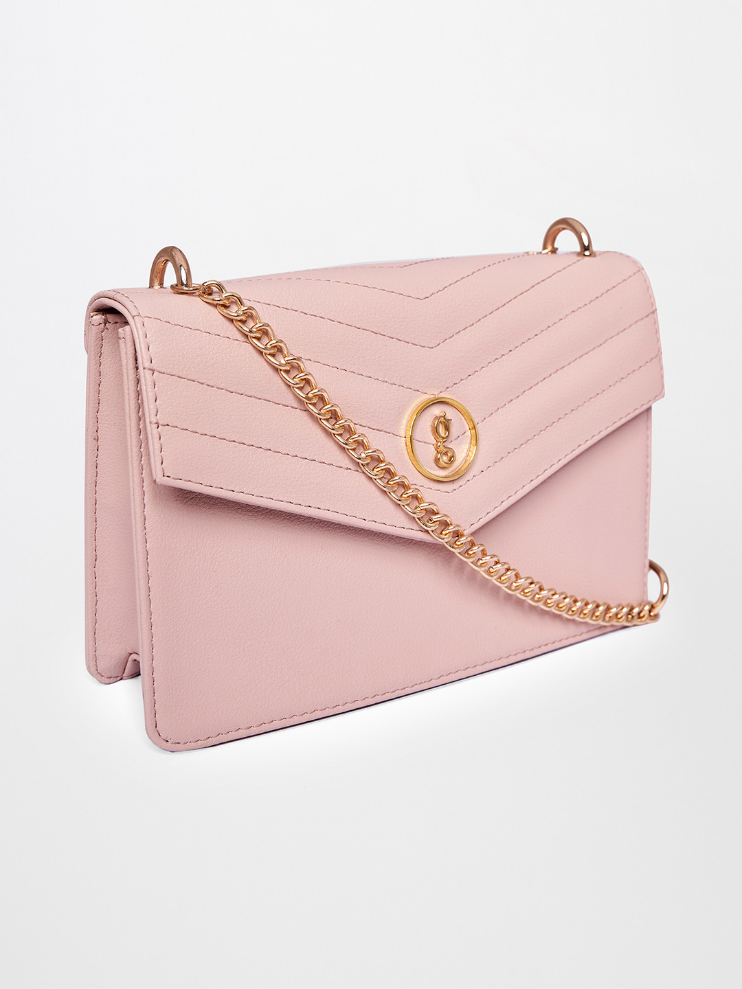 

Global Desi Nude-Coloured PU Structured Sling Bag