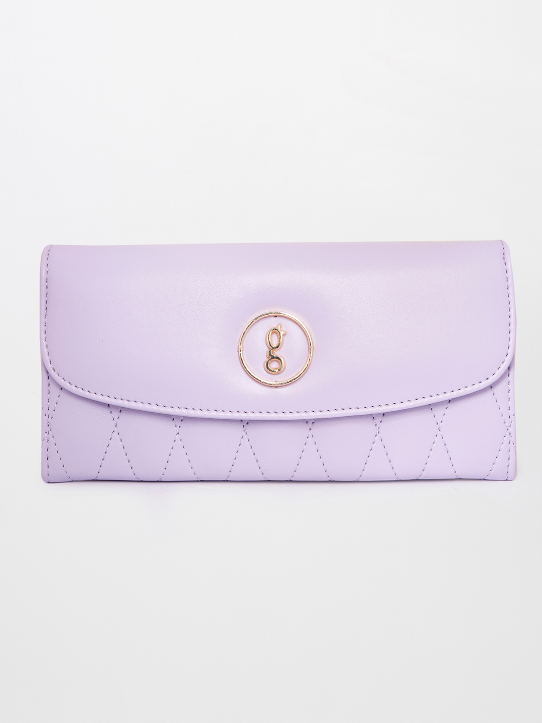 

Global Desi Purple Textured Purse Clutch