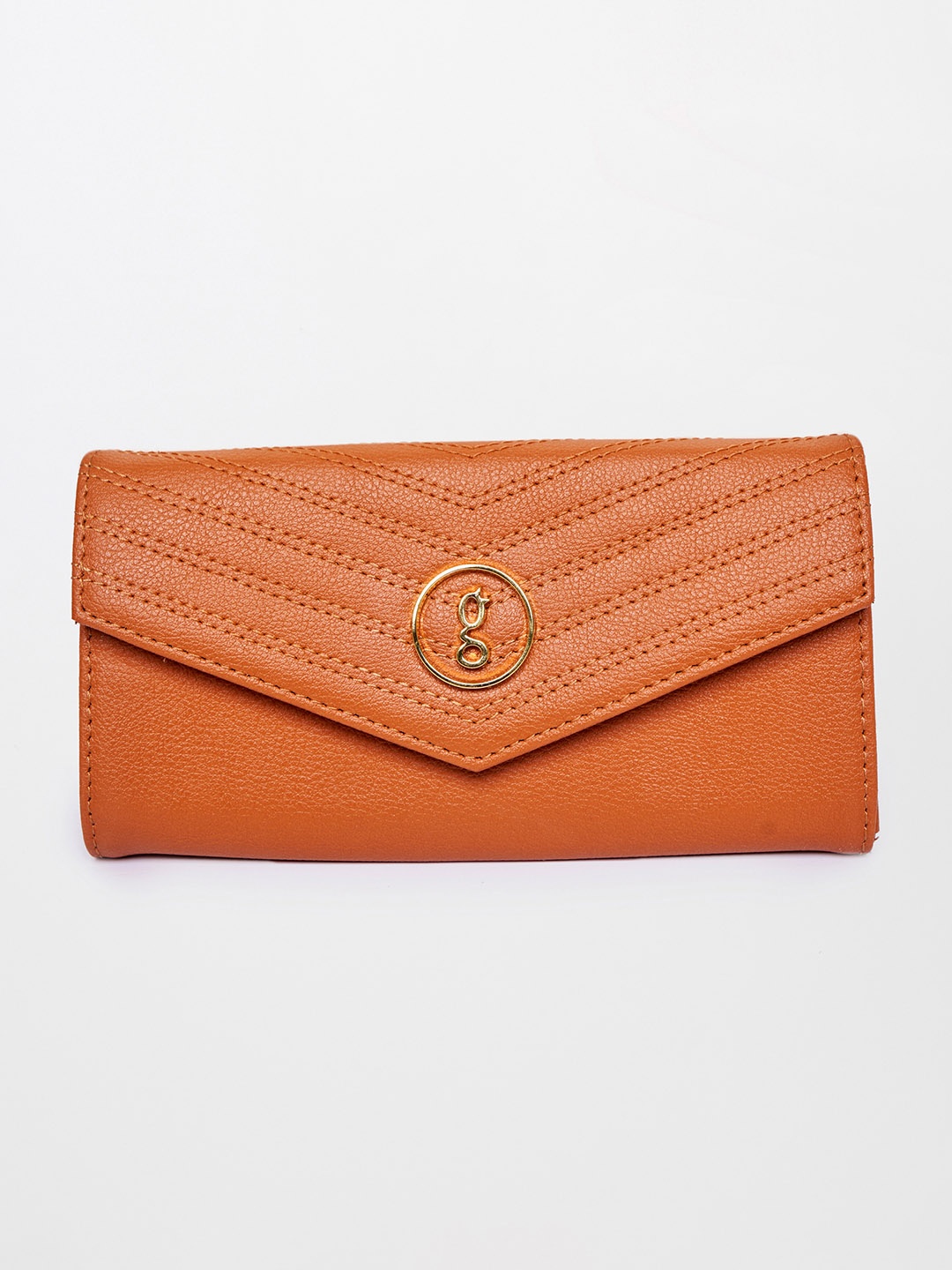 

Global Desi Tan Textured Purse Clutch