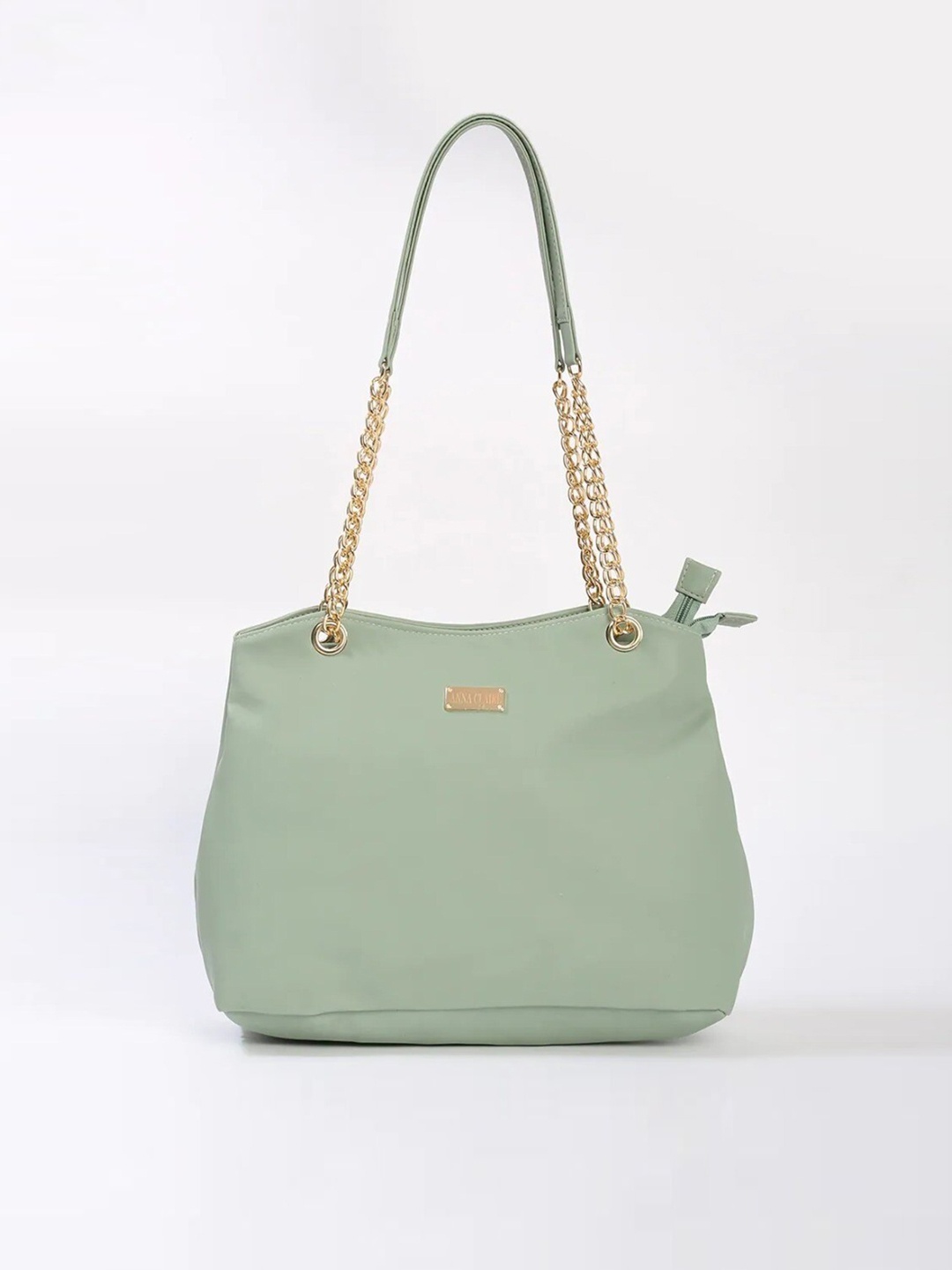 

Anna Claire Green PU Structured Shoulder Bag