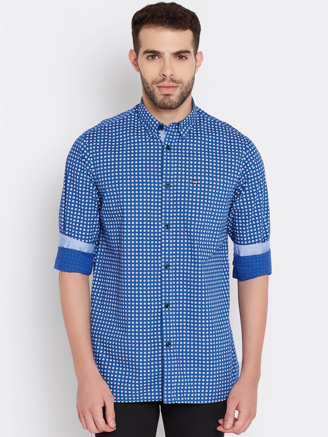 

Arrow Sport Men Blue Slim Fit Printed Casual Shirt
