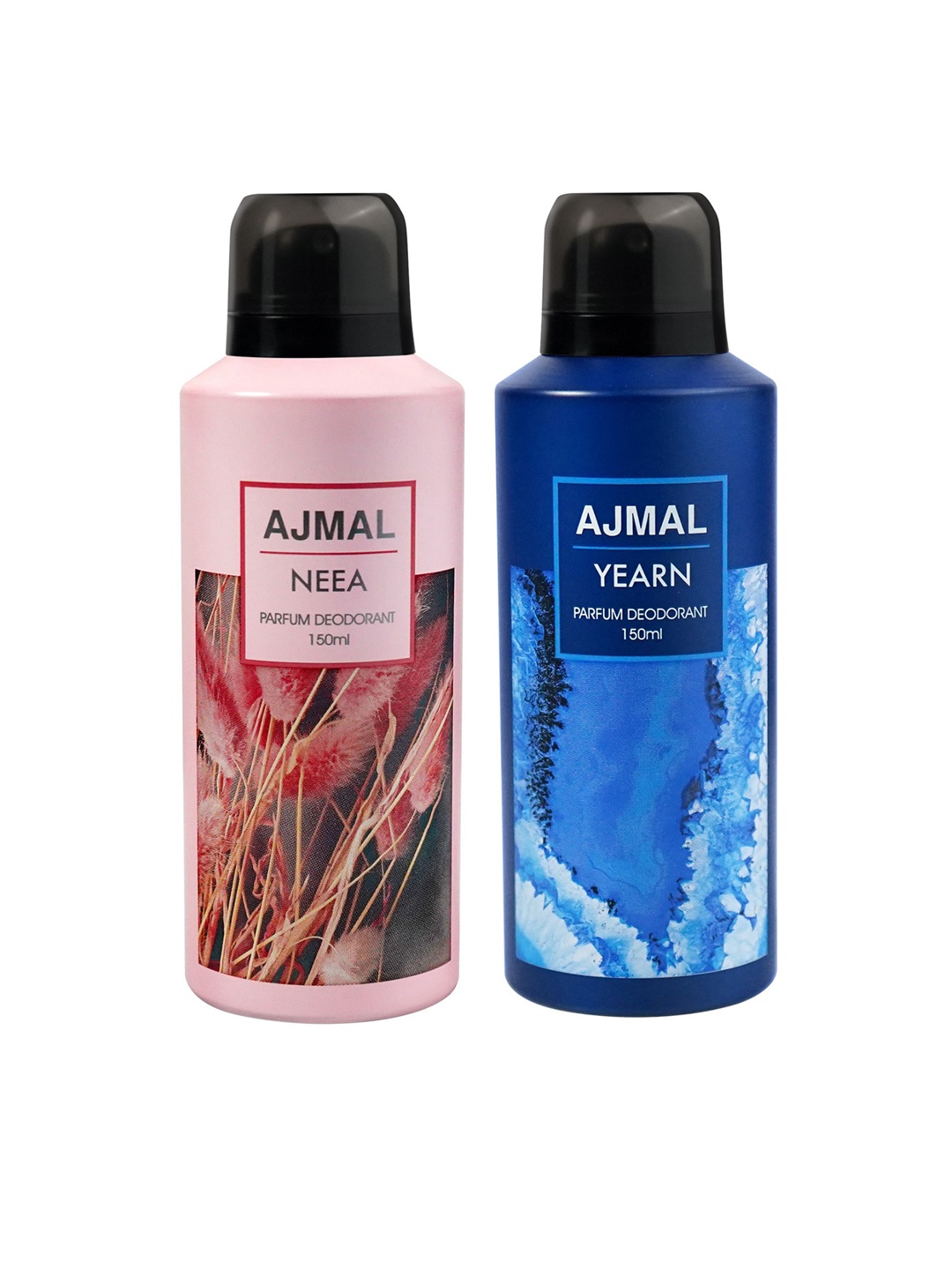 

Ajmal Set of 2 Neea & Yearn Long Lasting Perfume Deodorant - 150 ml each, Pink