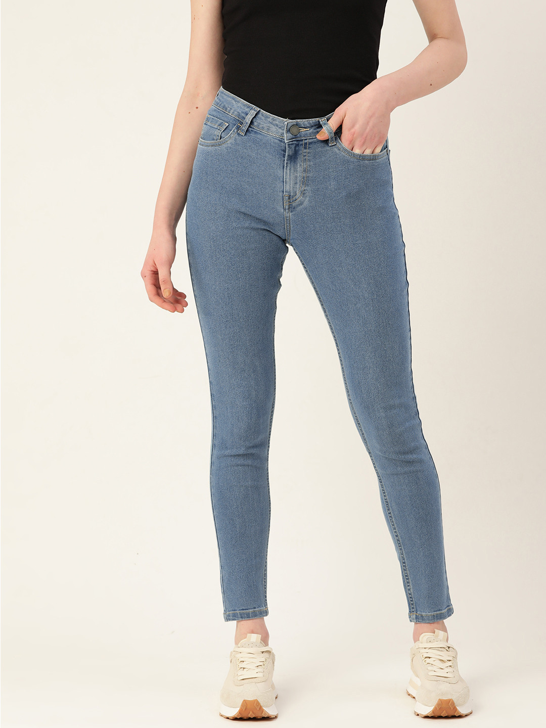 

DressBerry Women Skinny Fit Stretchable Jeans, Blue